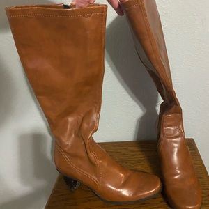 calf high boots